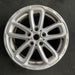 17" COUNTRYMAN 15-17 17x7, triangle spoke, silver Original OEM Wheel Rim - Angle View