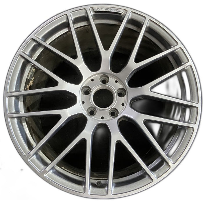 20" MERCEDES GT 16 190 Type; 20x11 9 Y spokes gray Original OEM Wheel Rim - Front View