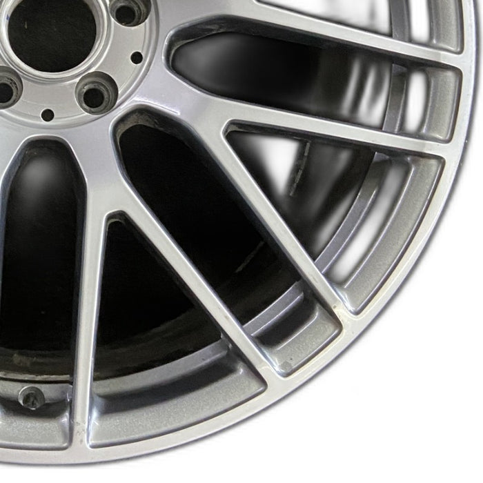 20" MERCEDES GT 16 190 Type; 20x11 9 Y spokes gray Original OEM Wheel Rim - Close-Up Detail