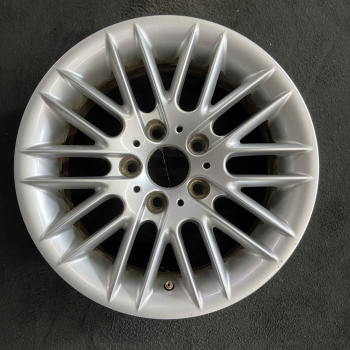 16" BMW 525i 01-03 16x7 , 20 spoke Original OEM Wheel Rim - Angle View