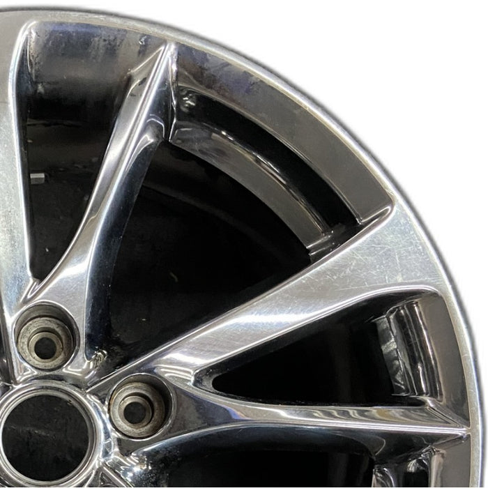 17" INFINITI Q50 14-15 17x7.5 alloy 5 V spoke alternating spoke width chrome Original OEM Wheel Rim