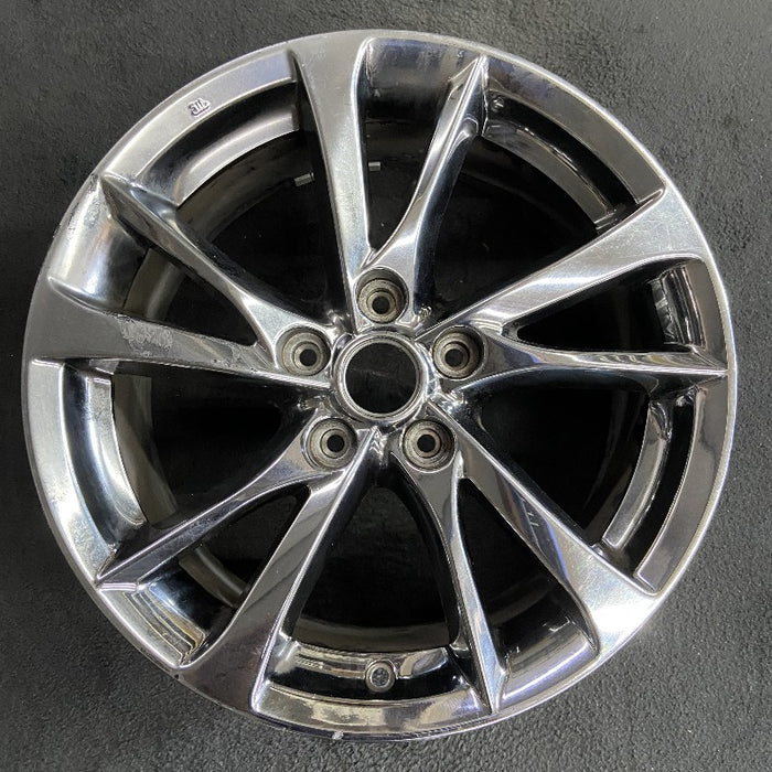 17" INFINITI Q50 14-15 17x7.5 alloy 5 V spoke alternating spoke width chrome Original OEM Wheel Rim