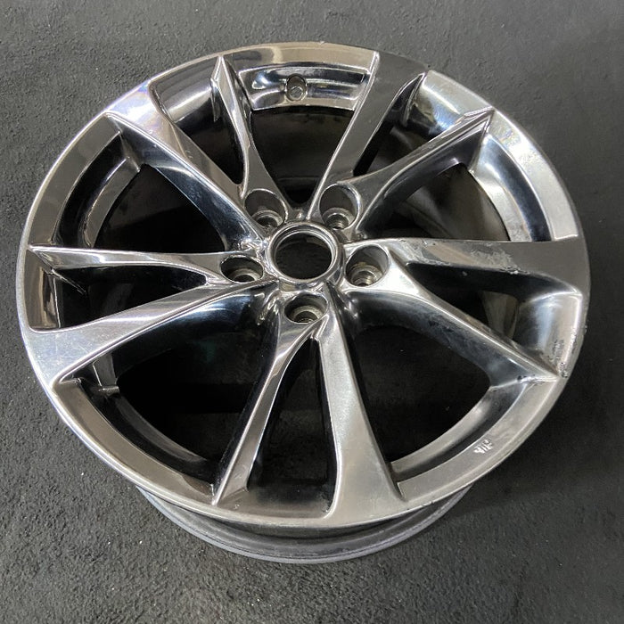 17" INFINITI Q50 14-15 17x7.5 alloy 5 V spoke alternating spoke width chrome Original OEM Wheel Rim