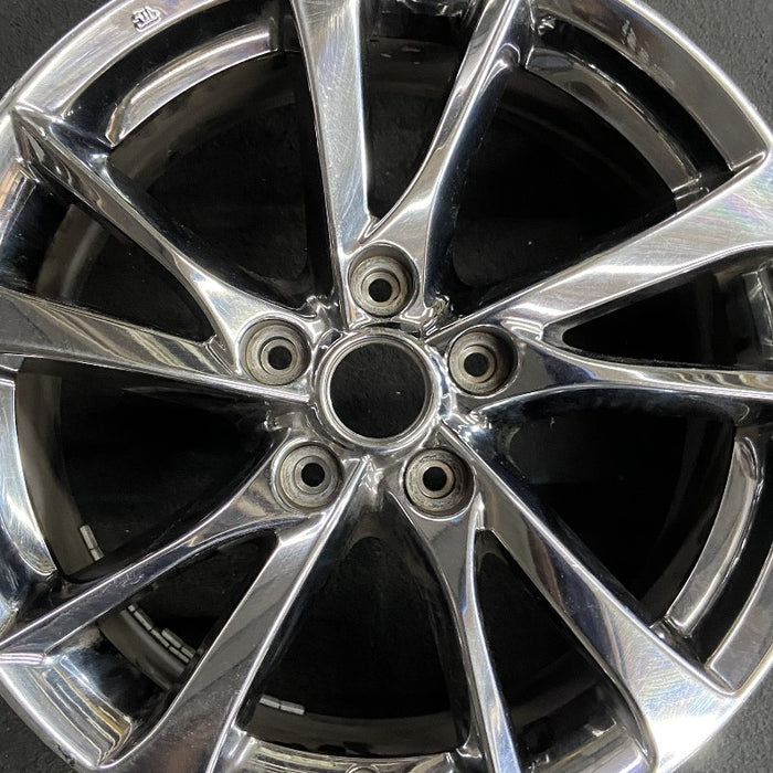 17" INFINITI Q50 14-15 17x7.5 alloy 5 V spoke alternating spoke width chrome Original OEM Wheel Rim