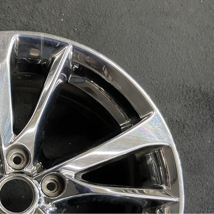 17" INFINITI Q50 14-15 17x7.5 alloy 5 V spoke alternating spoke width chrome Original OEM Wheel Rim