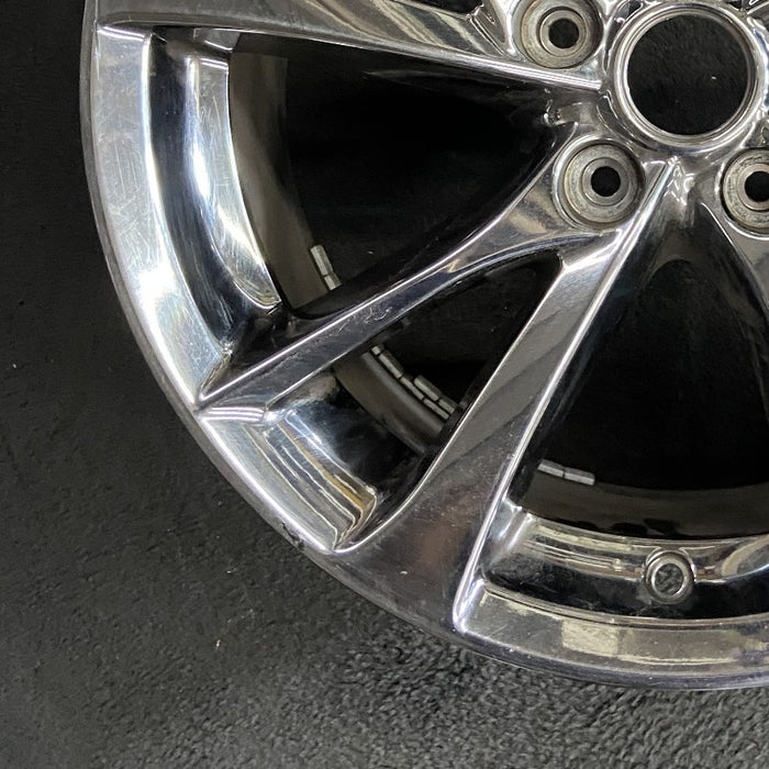 17" INFINITI Q50 14-15 17x7.5 alloy 5 V spoke alternating spoke width chrome Original OEM Wheel Rim