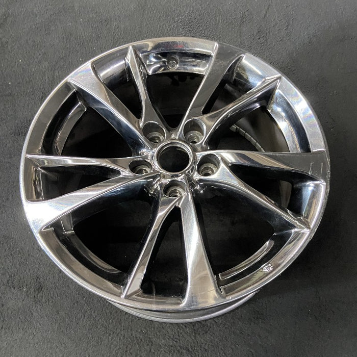 17" INFINITI Q50 14-15 17x7.5 alloy 5 V spoke alternating spoke width chrome Original OEM Wheel Rim