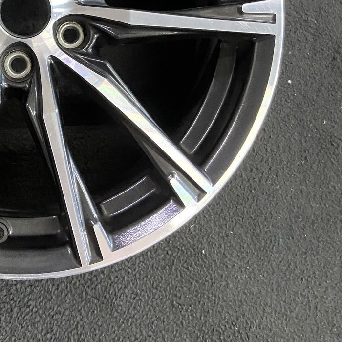 17" 86 17-19 17x7 alloy 10 spoke machined face dark gray inlay Original OEM Wheel Rim