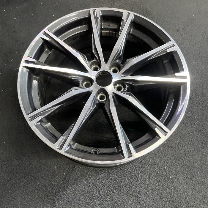 17" 86 17-19 17x7 alloy 10 spoke machined face dark gray inlay Original OEM Wheel Rim