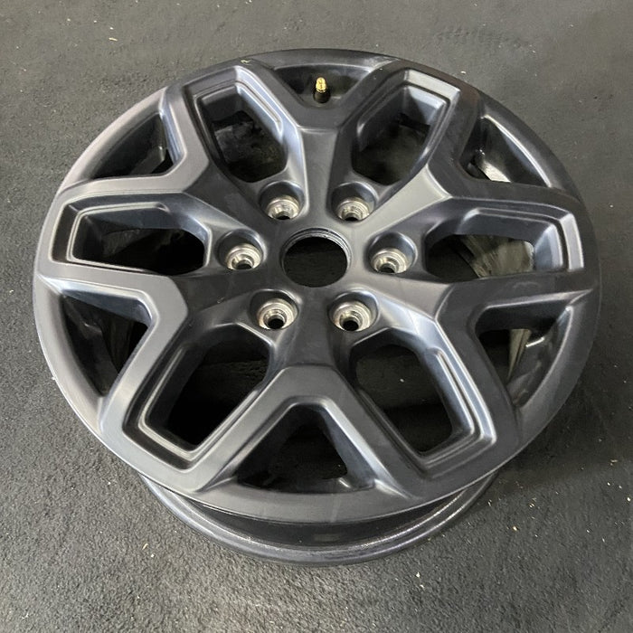 18" RANGER 23 18x8 aluminum 6 spoke black open spoke Original OEM Wheel Rim