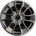 20" SEQUOIA 24 20x8 6 Y spoke black TRD off- Original OEM Wheel Rim - Front View