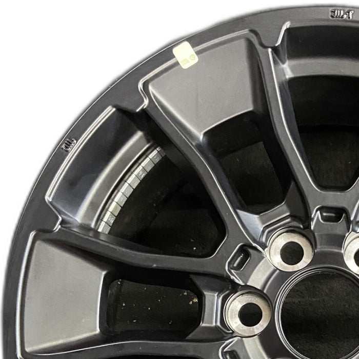 20" SEQUOIA 24 20x8 6 Y spoke black TRD off- Original OEM Wheel Rim - Angle View