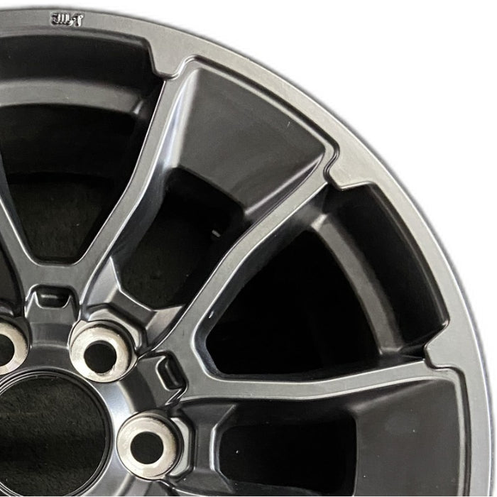 20" SEQUOIA 24 20x8 6 Y spoke black TRD off- Original OEM Wheel Rim - Side Profile