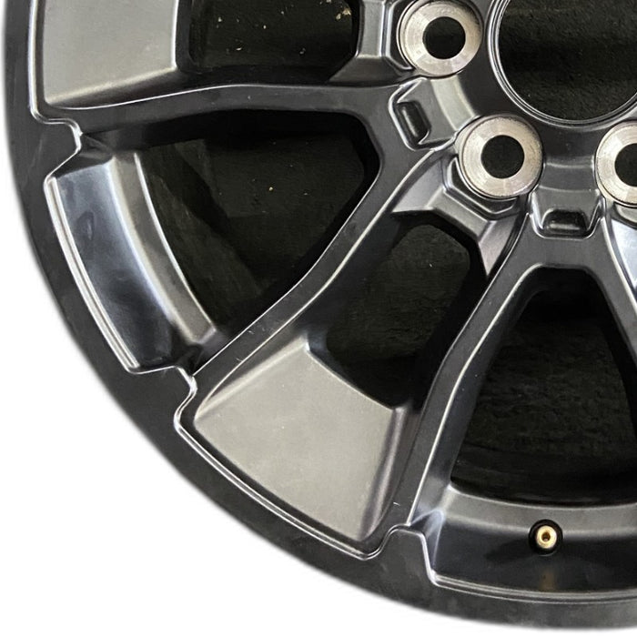 20" SEQUOIA 24 20x8 6 Y spoke black TRD off- Original OEM Wheel Rim - Back View