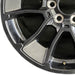 20" SEQUOIA 24 20x8 6 Y spoke black TRD off- Original OEM Wheel Rim - Back View