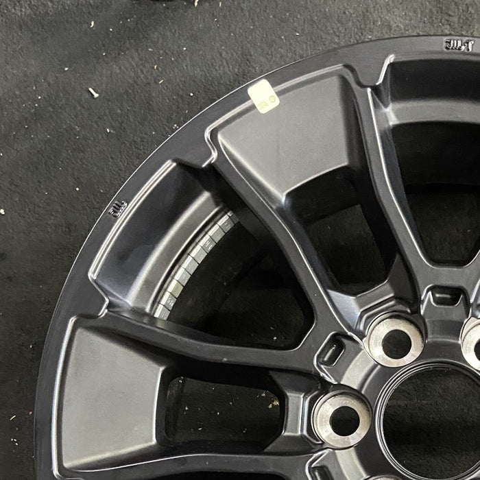 20" SEQUOIA 24 20x8 6 Y spoke black TRD off- Original OEM Wheel Rim - Side Profile