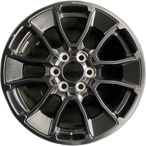 20" SEQUOIA 24 20x8 6 Y spoke black TRD off- Original OEM Wheel Rim - Front View