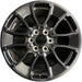 20" SEQUOIA 24 20x8 6 Y spoke black TRD off- Original OEM Wheel Rim - Front View