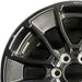 20" SEQUOIA 24 20x8 6 Y spoke black TRD off- Original OEM Wheel Rim - Angle View