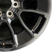 20" SEQUOIA 24 20x8 6 Y spoke black TRD off- Original OEM Wheel Rim - Close-Up Detail