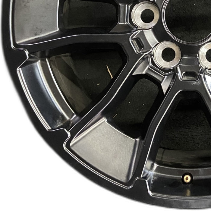 20" SEQUOIA 24 20x8 6 Y spoke black TRD off- Original OEM Wheel Rim - Back View