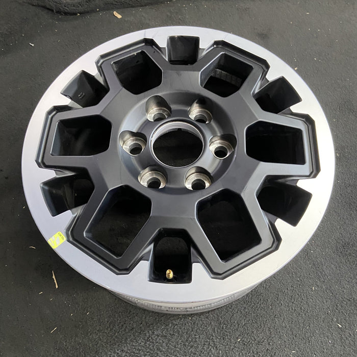 17" TACOMA 24 17x7.5 , black with machined outer lip Original OEM Wheel Rim - View 7