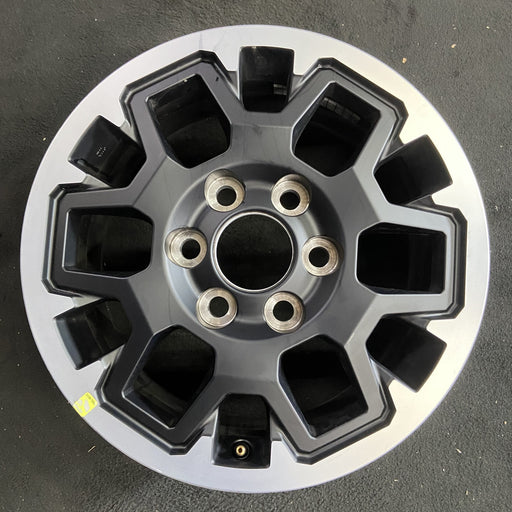 17" TACOMA 24 17x7.5 , black with machined outer lip Original OEM Wheel Rim - Additional View