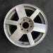 17" ENVOY 04-07 17x7 aluminum 6 spoke brushed opt N75 2 types of spokes - Front View