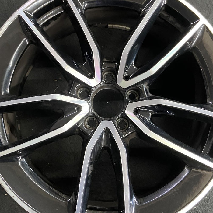 19" MERCEDES C-CLASS 20-21 205 Type C43 Cvertible 19x8.5 10 spoke machined face - Angle View