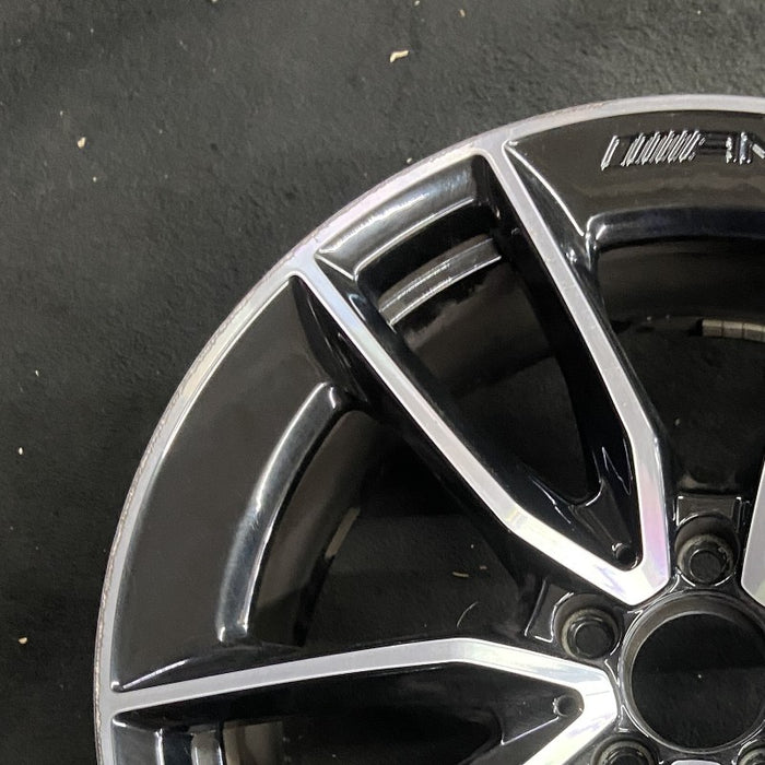 19" MERCEDES C-CLASS 20-21 205 Type C43 Cvertible 19x8.5 10 spoke machined face - Side Profile