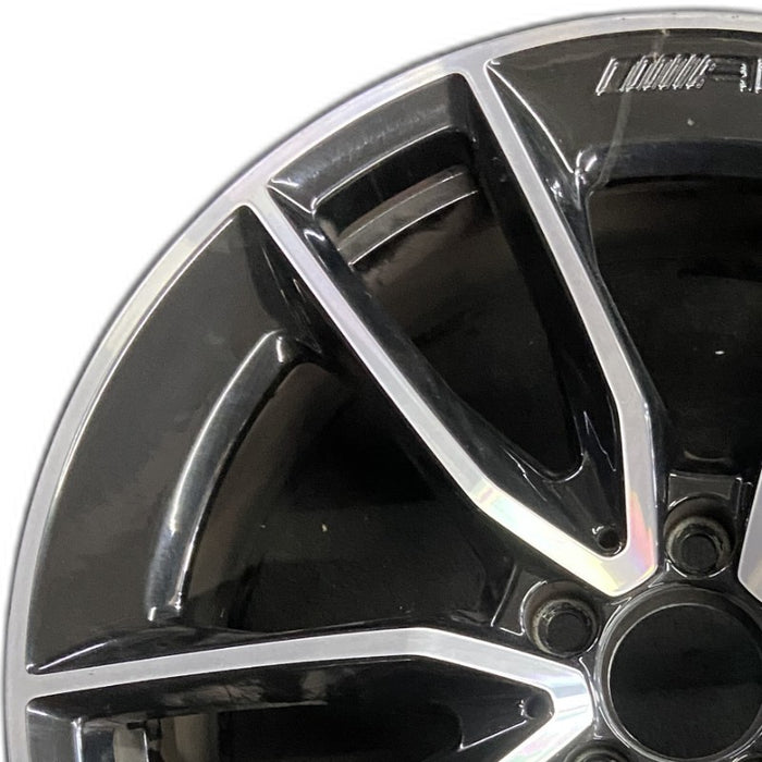 19" MERCEDES C-CLASS 20-21 205 Type C43 Cvertible 19x8.5 10 spoke machined face - Angle View