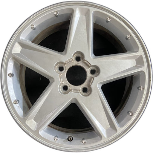 17" EQUINOX 05-06 17x7 5 spoke silver finish opt N75 Original OEM Wheel Rim - Front View