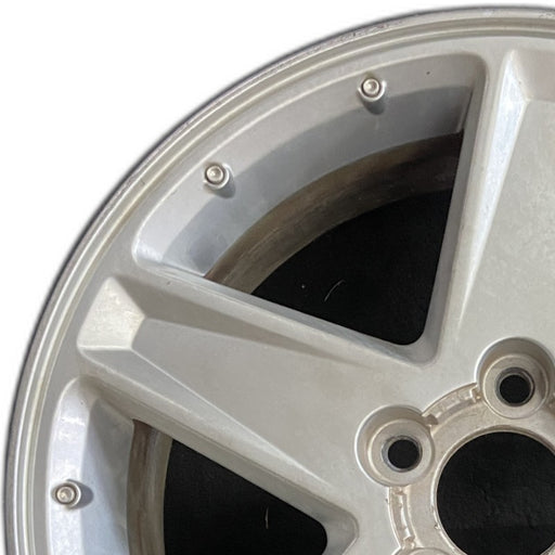 17" EQUINOX 05-06 17x7 5 spoke silver finish opt N75 Original OEM Wheel Rim - Angle View