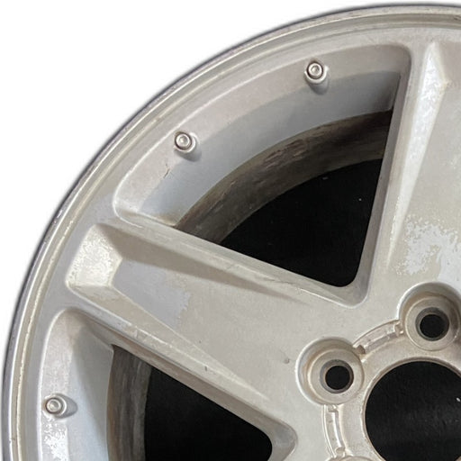 17" EQUINOX 05-06 17x7 5 spoke silver finish opt N75 Original OEM Wheel Rim - Angle View