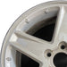 17" EQUINOX 05-06 17x7 5 spoke silver finish opt N75 Original OEM Wheel Rim - Angle View