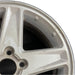 17" EQUINOX 05-06 17x7 5 spoke silver finish opt N75 Original OEM Wheel Rim - Side Profile
