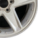 17" EQUINOX 05-06 17x7 5 spoke silver finish opt N75 Original OEM Wheel Rim - Close-Up Detail