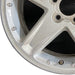 17" EQUINOX 05-06 17x7 5 spoke silver finish opt N75 Original OEM Wheel Rim - Back View