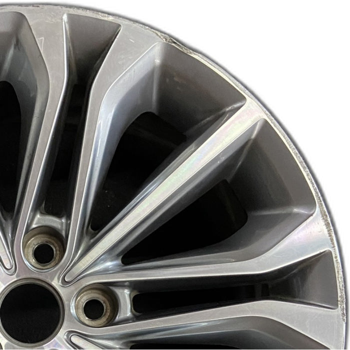 18" G80 17 18x8 Original OEM Wheel Rim - Side Profile
