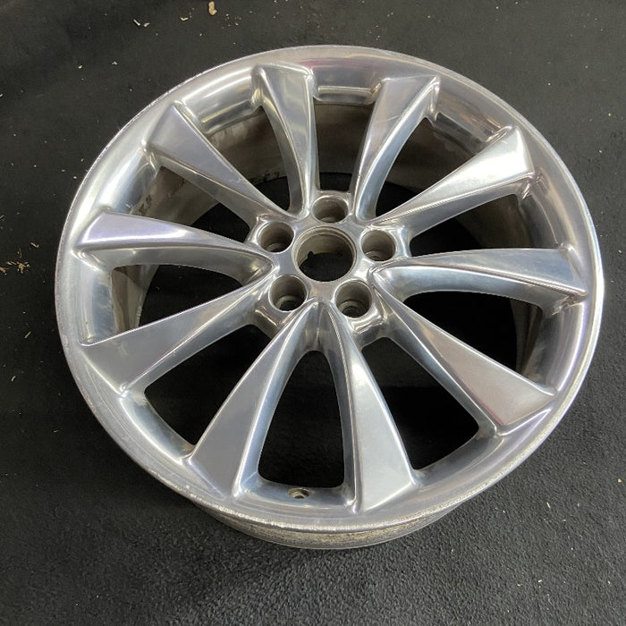 20" MKT 10 20x8 aluminum TPMS 10 flat spoke polished Original OEM Wheel Rim - View 7