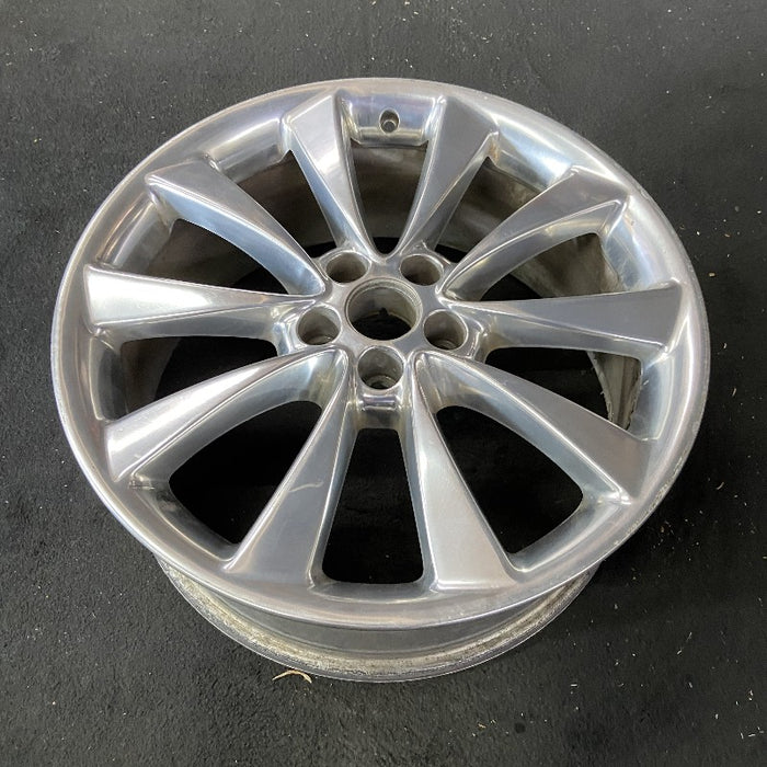 20" MKT 10 20x8 aluminum TPMS 10 flat spoke polished Original OEM Wheel Rim - View 8