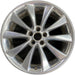 20" MKT 10 20x8 aluminum TPMS 10 flat spoke polished Original OEM Wheel Rim - Front View
