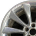 20" MKT 10 20x8 aluminum TPMS 10 flat spoke polished Original OEM Wheel Rim - Angle View