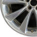 20" MKT 10 20x8 aluminum TPMS 10 flat spoke polished Original OEM Wheel Rim - Back View