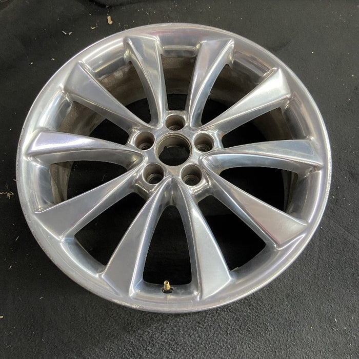 20" MKT 10 20x8 aluminum TPMS 10 flat spoke polished Original OEM Wheel Rim - View 7