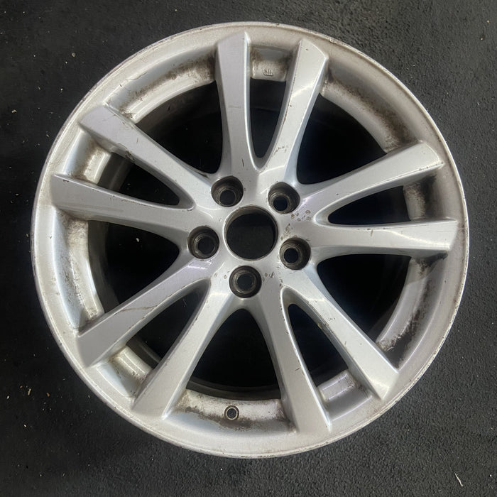 18" LEXUS IS250 08 18x8.5 , 5 double spoke Original OEM Wheel Rim - Angle View