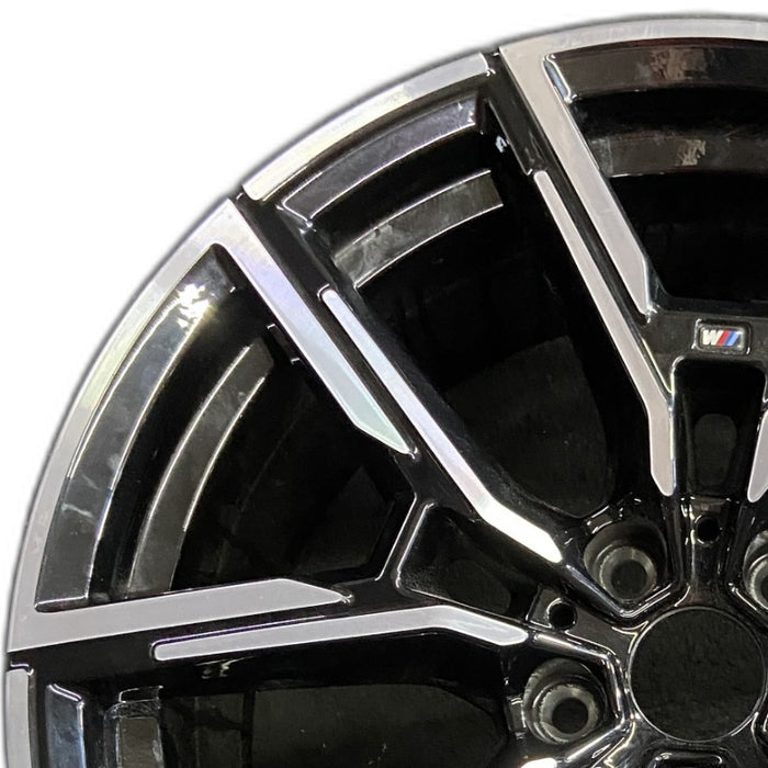 19" BMW 430i 22-24 19x9 5 spoke Y spoke design Original OEM Wheel Rim - Angle View