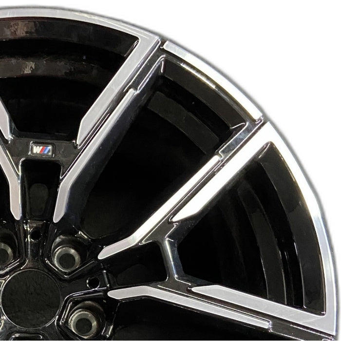 19" BMW 430i 22-24 19x9 5 spoke Y spoke design Original OEM Wheel Rim - Side Profile