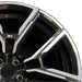 19" BMW 430i 22-24 19x9 5 spoke Y spoke design Original OEM Wheel Rim - Side Profile