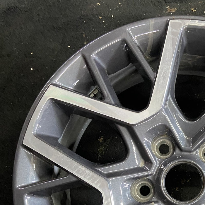 18" WRANGLER 24 18x7.5 20 spoke opt WPA Original OEM Wheel Rim - Side Profile